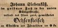 Zeitungsanzeige von <!--LINK'" 0:1-->, Januar 1849