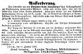 Cohn Stiftung, Fürther Tagblatt 23.01.1863.jpg
