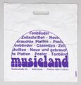 Einkaufs-/Plastiktüte des ehemaligen Musicland