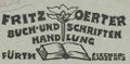 Werbeeindruck von <a class="mw-selflink selflink">Fritz Oerter</a>, ca. 1910
