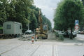 Rückbau der Straßenbahngleise an der Luisenstraße, Blick Richtung <!--LINK'" 0:11-->