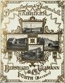 Titelblatt des Werkes "Bronzefarben- & Blattmetall-Fabriken Bernhard Ullmann & Co. Fuerth (Bayern)", 1893