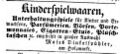 Anzeige Moses Dinkelspühler, Fürther Tagblatt 10. Dezember 1851