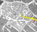 Gänsberg-Plan, Mohrenstraße 3 rot markiert