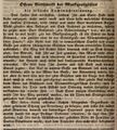Nachtwächterruf in der Markgrafengasse und Geleitsgasse am Wimmerberger'schen Haus, Fürther Tagblatt 9. Februar 1839