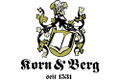 Das Logo der Buchhandlung Korn und Berg in Nürnberg.