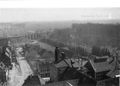 Brauerei in Burgfarrnbach an der <!--LINK'" 0:24--> um 1950, Blick vom Kirchturm nach Osten