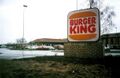 Das Burger King an der Waldstraße 1989.