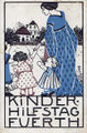 Postkarte zum Kinderhilfstag 1911 im Jugendstil, 1911