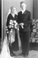 Hochzeit von Andreas und Anna Kessler, Besitzer vom Bauernhof alte Haus Nummer 47, heute Romminggasse 4 in Stadeln vor dem 2. Weltkrieg.