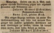 Heiratsanzeige Fickenscher, Fürther Tagblatt 28.07.1848.jpg