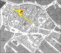 Gänsberg-Plan Bergstraße 20 rot markiert