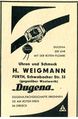1961:  zeitgenössische Werbung der Firma Hermann Weigmann in der 