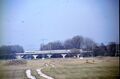 Siebenbogenbrücke mit seitlich angehängtem Fronmüllersteg von Süden aus gesehen (1992).