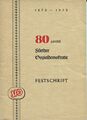Broschüre anlässlich des 80-jährigen Bestehens der SPD Fürth, 1952