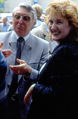 CSU-Stadtrat Ferdinand Metz mit Petra Guttenberger, 1990