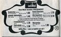 Werbung der <a class="mw-selflink selflink">Bäckerei Wölfel</a> in der FN von 1989
