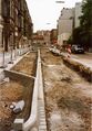 Straßenerneuerung nach Kanalarbeiten in der  Richtung  im Mai 2005