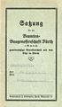 Historisches Mitgliedsbuch der Beamtenbaugenossenschaft Fürth von 1931