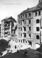 Aufnahme aus der Amalienstraße nach dem Luftangriff 8. auf 9. März 1943. Blick Richtung <!--LINK'" 0:76--> mit schwer beschädigter Nr. 45 u. 47. Rechts im Bild angeschnitten die Hausnr. 51