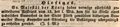 Zeitunganzeige zu Baumeister , Januar 1840