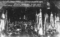 Enthüllungsfeier des Kriegswahrzeichens auf der heutigen Dr.-Konrad-Adenauer-Anlage mit Oberbürgermeister Dr. Wild, 9. Juli 1916