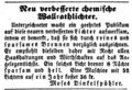 Anzeige Moses Dinkelspühler, Fürther Tagblatt 9. Januar 1851