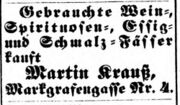 Martin Krauß, Fürther Tagblatt 04.06.1874.jpg