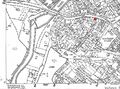 Gänsbergplan Stadt Fürth, Königstraße 36 rot markiert