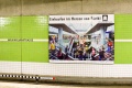 Werbung für den  in der U-Bahnhalltestelle Maximillianstraße Nbg