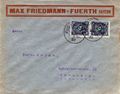 Briefkopf der Fa. Max Friedmann, 1923