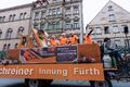 Die Schreiner Innung Fürth am Erntedankfestzug zur Fürther Kärwa, Okt. 2019