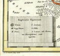 Ausschnit aus: "S. R. Imp. Comitatus Hanau ...", Nürnberg 1728 (mit: "R. A. Schneider sculps. Fürth.")