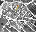 Gänsberg-Plan, Markgrafengasse 9 rot markiert