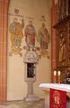Die Apostelfresken aus der Renaissance an der nördlichen Chorwand von St. Peter und Paul Poppenreuth