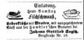 Segitz Anzeige Fürther Tagblatt 14.9. 1867