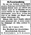 Israel. Krankenbesuchsverein, Fürther Tagblatt 18.01.1860.jpg