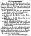 Verlassenschaftsverfahren des Kaufmanns , Juli 1853