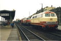 Lok-Parade auf dem Fürther <!--LINK'" 0:39--> zum Jubiläum <a class="mw-selflink selflink">150 Jahre Deutsche Eisenbahn</a>