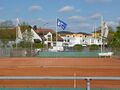 Gelände des Tennisclubs innerhalb des TSV in Burgfarrnbach, April 2017