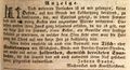 Werbeannonce des Kunstflaschners <!--LINK'" 0:16-->, Januar 1842