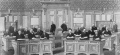Mitglieder des Armenpflegschaftsrat <!--LINK'" 0:24--> im neuen Sitzungssaal im <!--LINK'" 0:25--> um 1906 - mit im Bild Hans Böckler