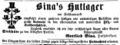 Zeitungsanzeige des Filz- und Hutfabrikanten <!--LINK'" 0:63-->, März 1863