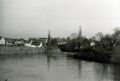 Blick von der Regnitz nach Stadeln, ca. 1935