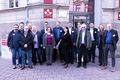 Dozenten der Tagung Fürth im Nationalsozialismus vor dem Stadtmuseum, März 2024