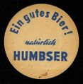 Bierdeckel der Brauerei Humbser