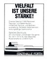 Werbung der  Fürth April 1987