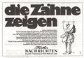 Werbung der <a class="mw-selflink selflink">Fürther Nachrichten</a> in der Schülerzeitung <!--LINK'" 0:3--> Nr. 1 1972