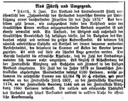 Verein für durchreisende Israeliten, Fürther Abendzeitung, 9. Juni 1877.png
