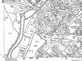 Gänsberg-Plan Stadt Fürth, Königstraße 24 rot markiert